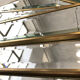 Italian design milked gold mirror