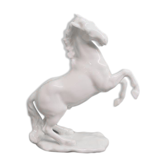 Cheval en porcelaine de hutschenreuther, années 1980