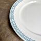 Large round dish St Amand in blue ironstone