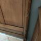 antique headboard