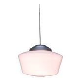 Opaline art deco pendant light