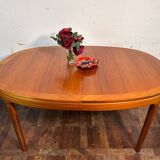 Mid century retro vintage teak extending dining table
