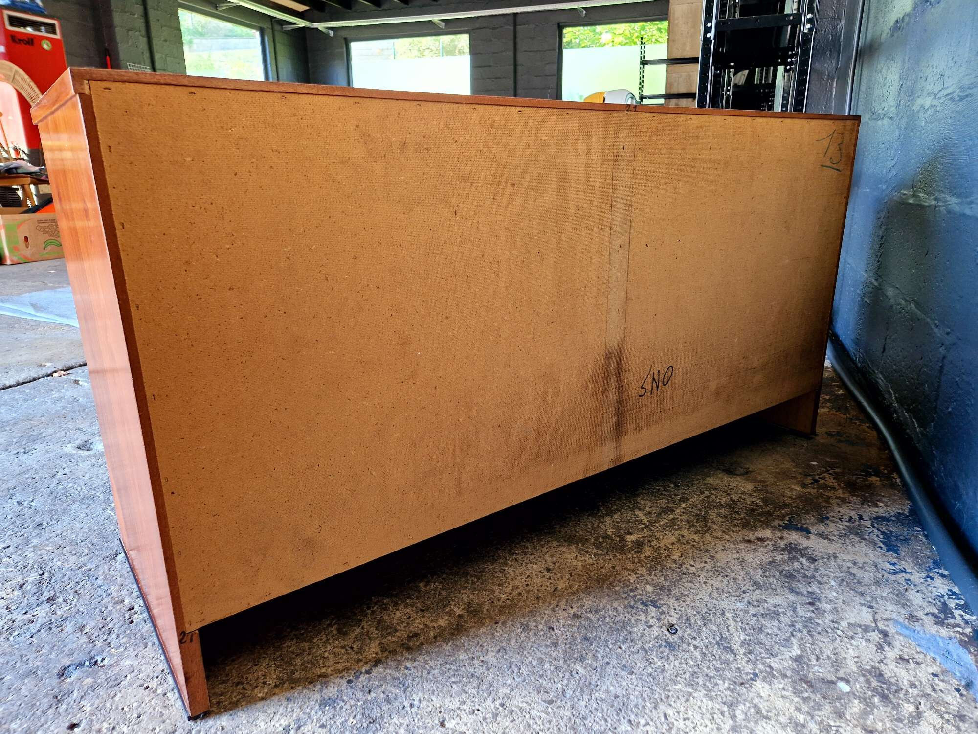 6-drawer chest of drawers in rosewood, 1960s-70s
