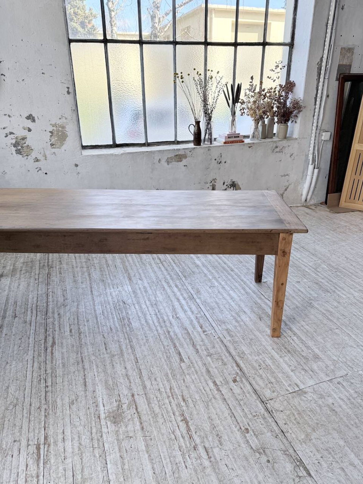 XL oak farmhouse table 1950 235cm