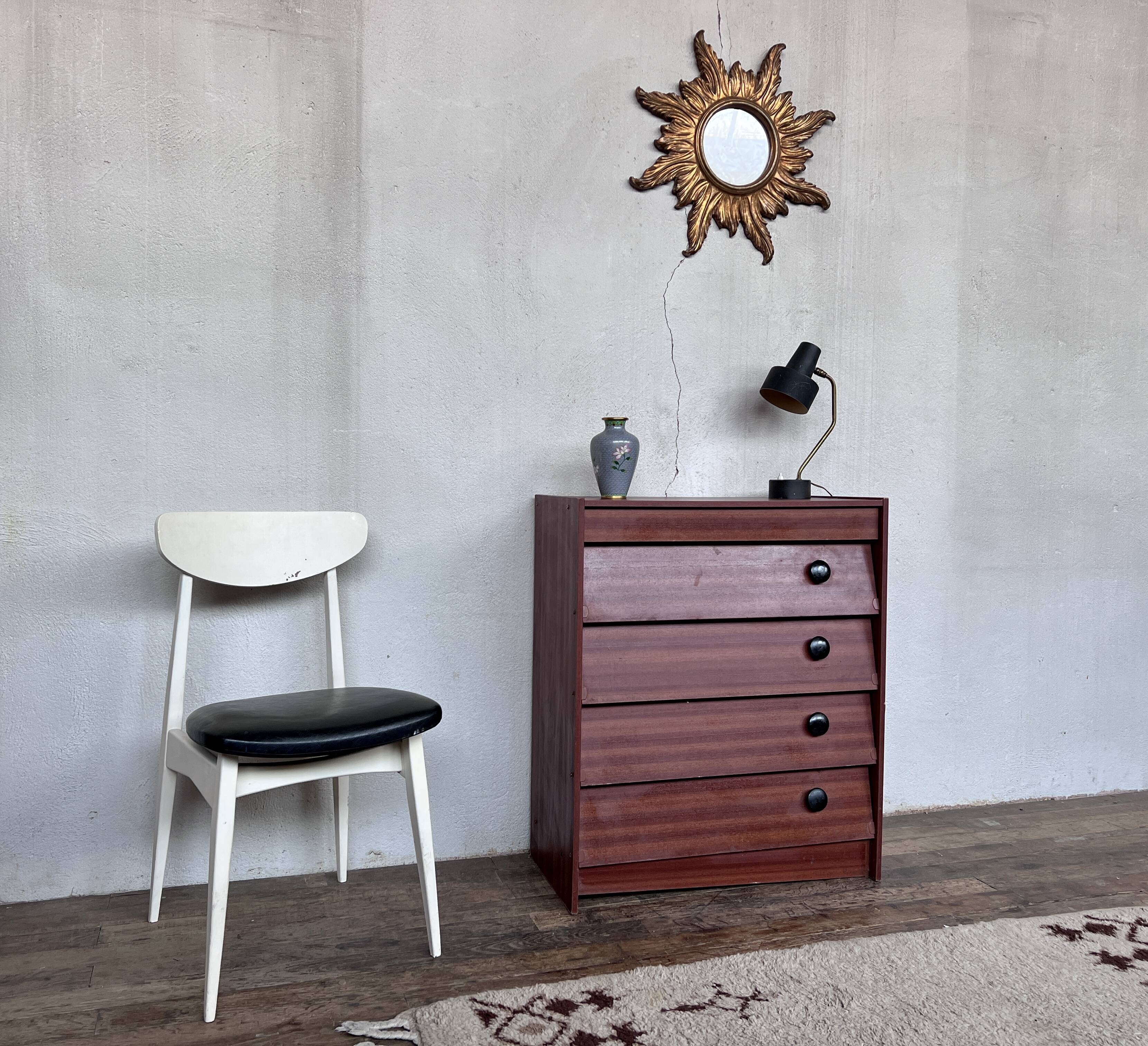 Furniture shoe cabinet vintage 1960