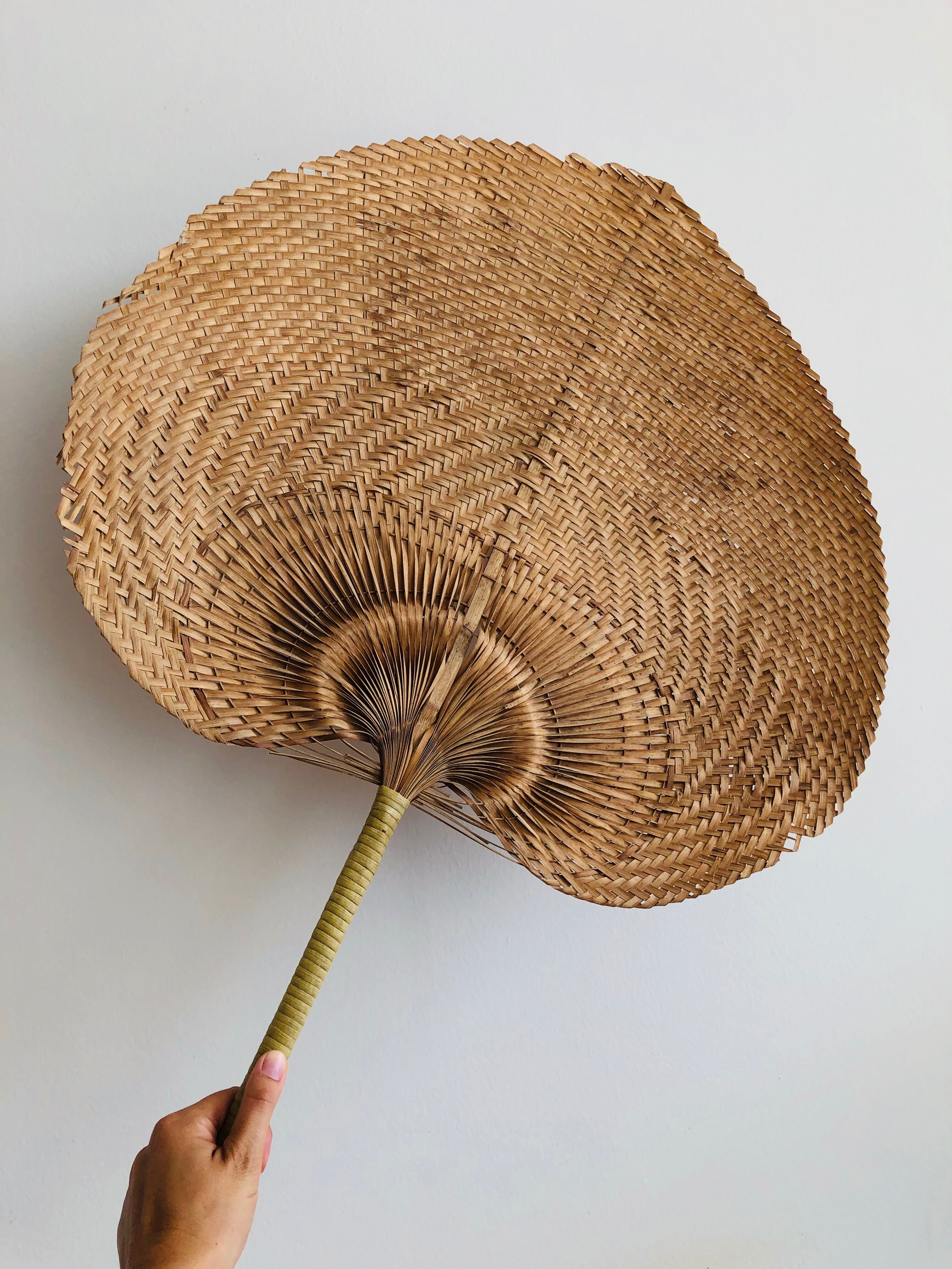 Woven wicker palm
