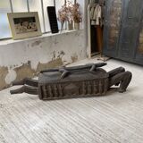 Old Berber wooden chest
