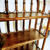 Rattan shelf