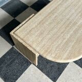 Vintage travertine coffee table