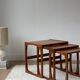 Trio of vintage coffee tables