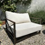 Fauteuils (la paire) pliable en fer 1980