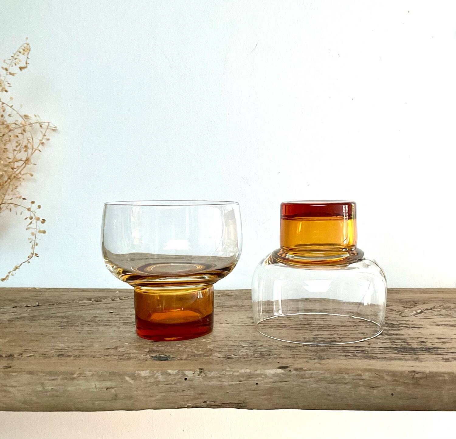 6 vintage luminarc cups