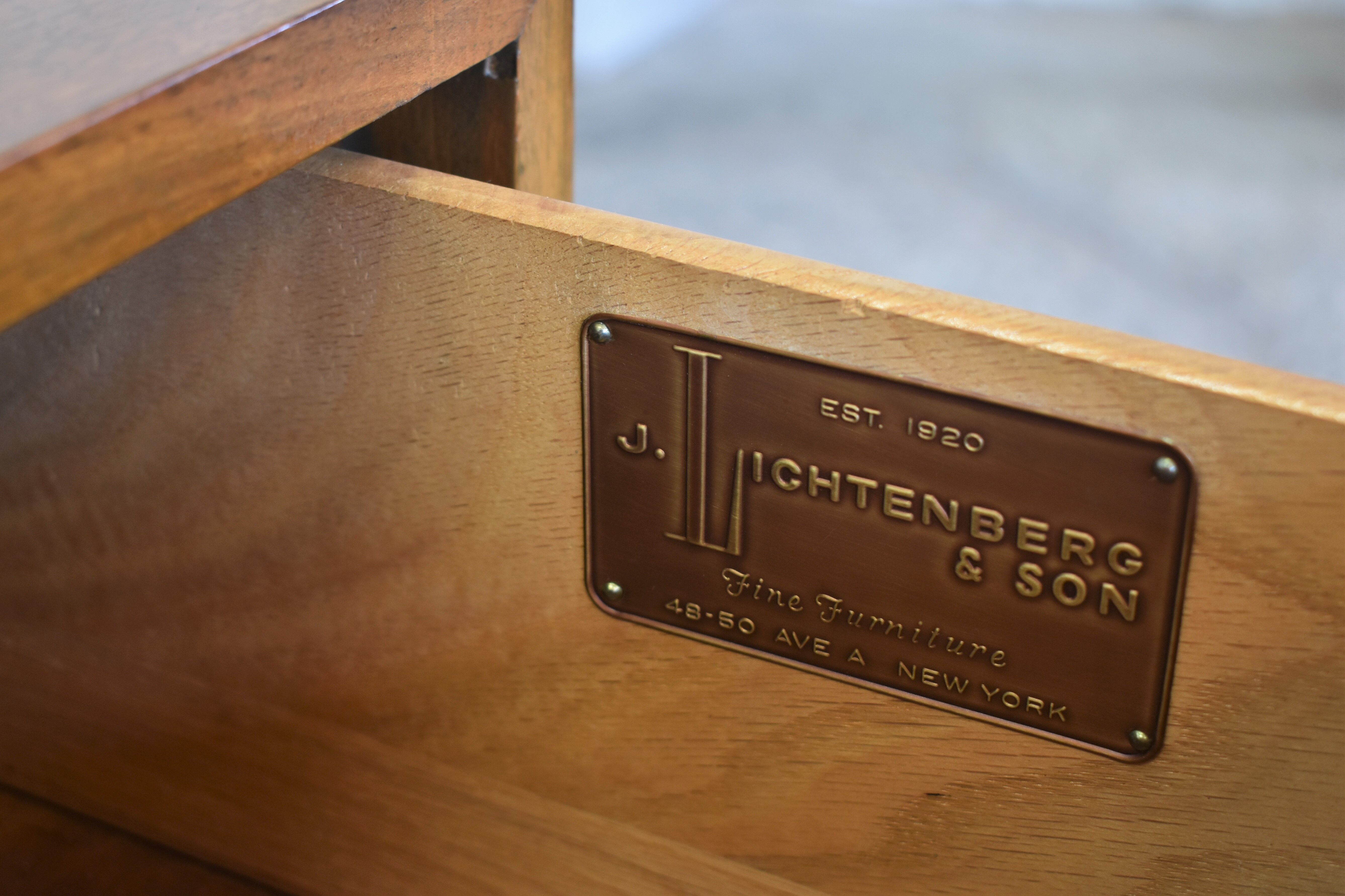 Art deco burl sideboard 1950