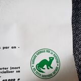 Vintage poster the wild cat is protected