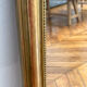 Miroir Louis Philippe perlé doré sculpté 74x98cm
