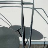 Pair of 'Silver Moon' chairs by Pascal Mourgue - Fermob. Vintage 80s.