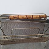 Metal magazine rack 1960