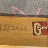 Set of 6 G-Plan teak chairs from the 1970s.