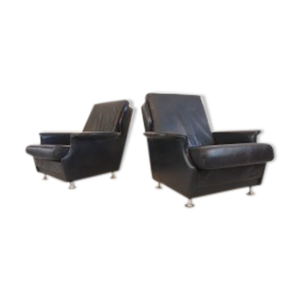 Paire de chaises longues style
