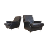 Paire de chaises longues  style Mad Men