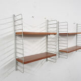 Set of two book shelves in the style of string, sweden 1950's
