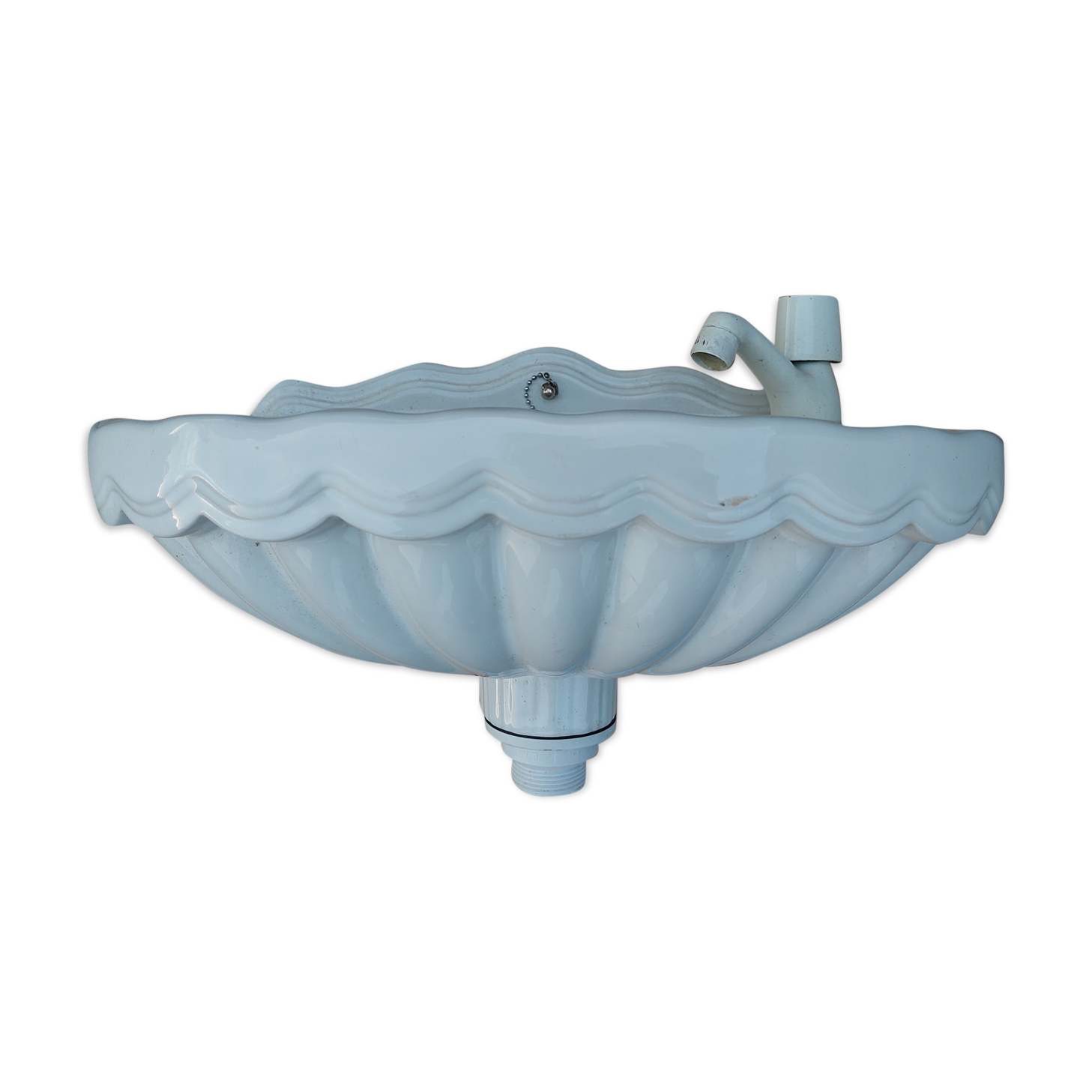 Shell washbasin old porcelain