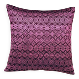 Burgundy and pink Kachin cushion cover (RIDA)