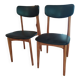 paire de chaises scandinave 1960