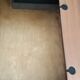 Desk, teak sewing table