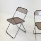 Set of 2 Plia folding chairs for Anonima Castelli by Giancarlo Piretti
