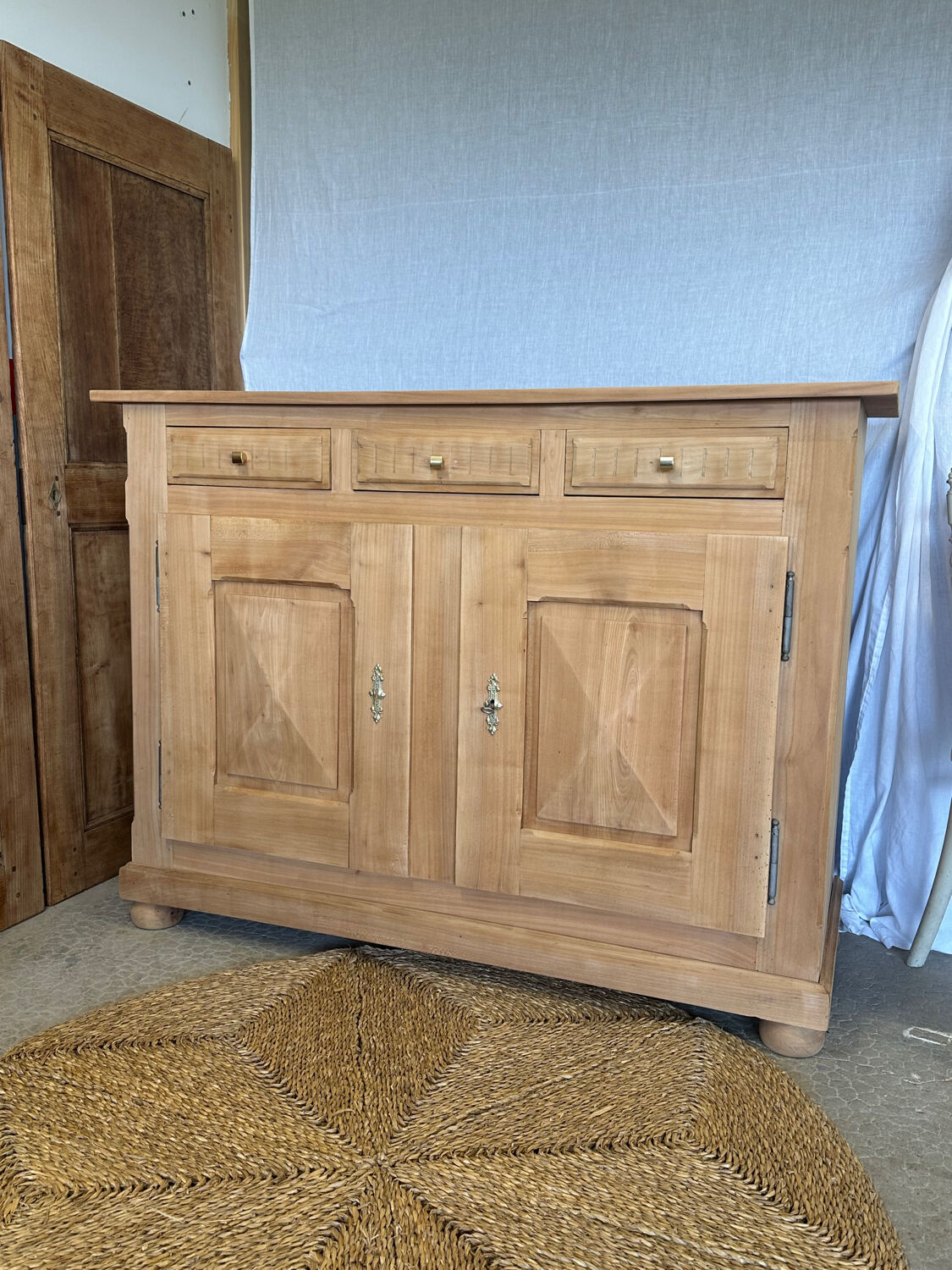 Antique solid cherry wood furniture
