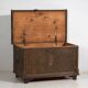 Antique chest carved with floral motifs (c.1820)