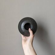 handmade ceramic vase japandi design wabi-sabi slow decoration