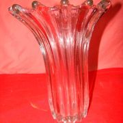 Vase en cristal, années 60