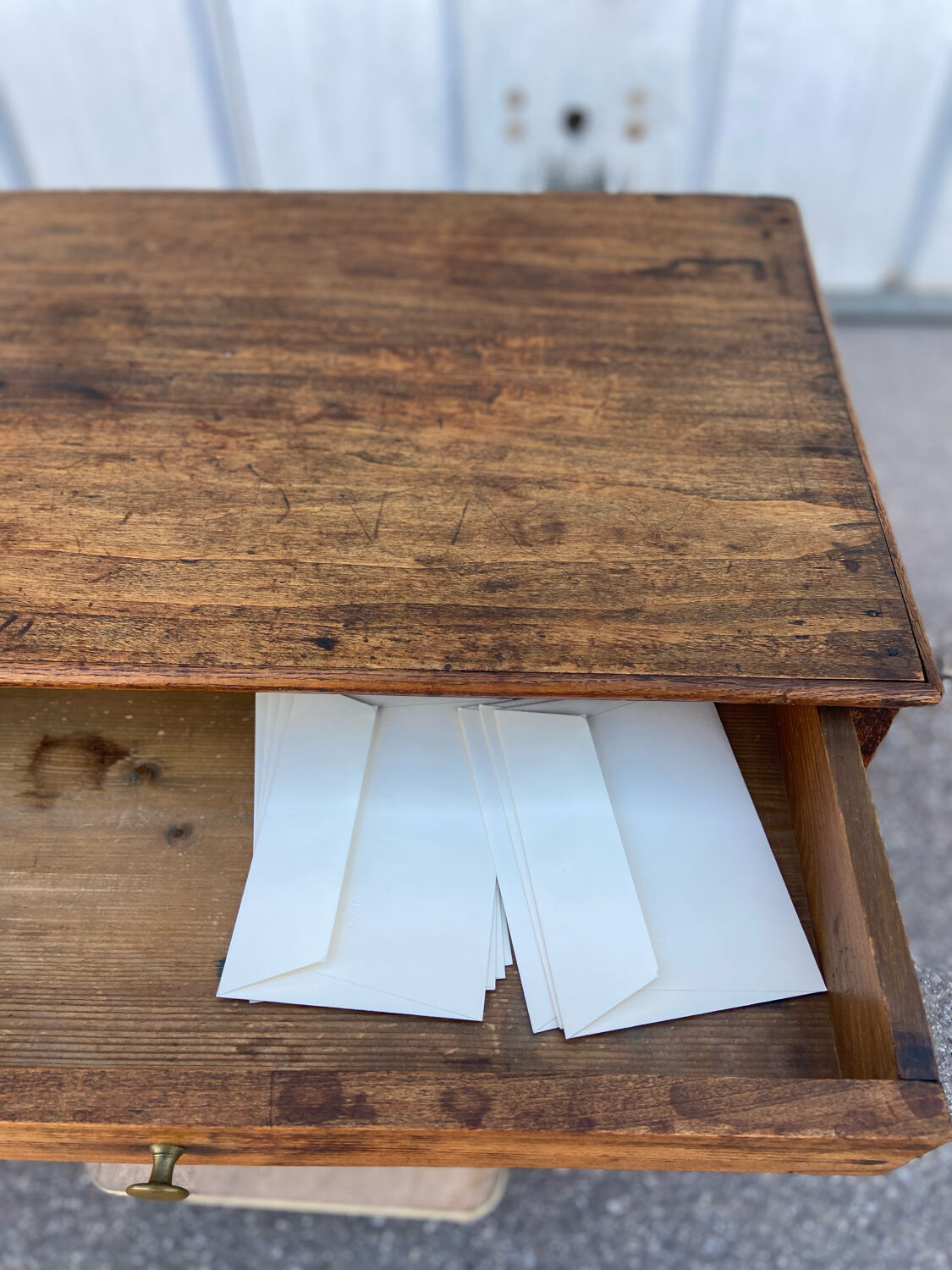 Antique storage cabinet