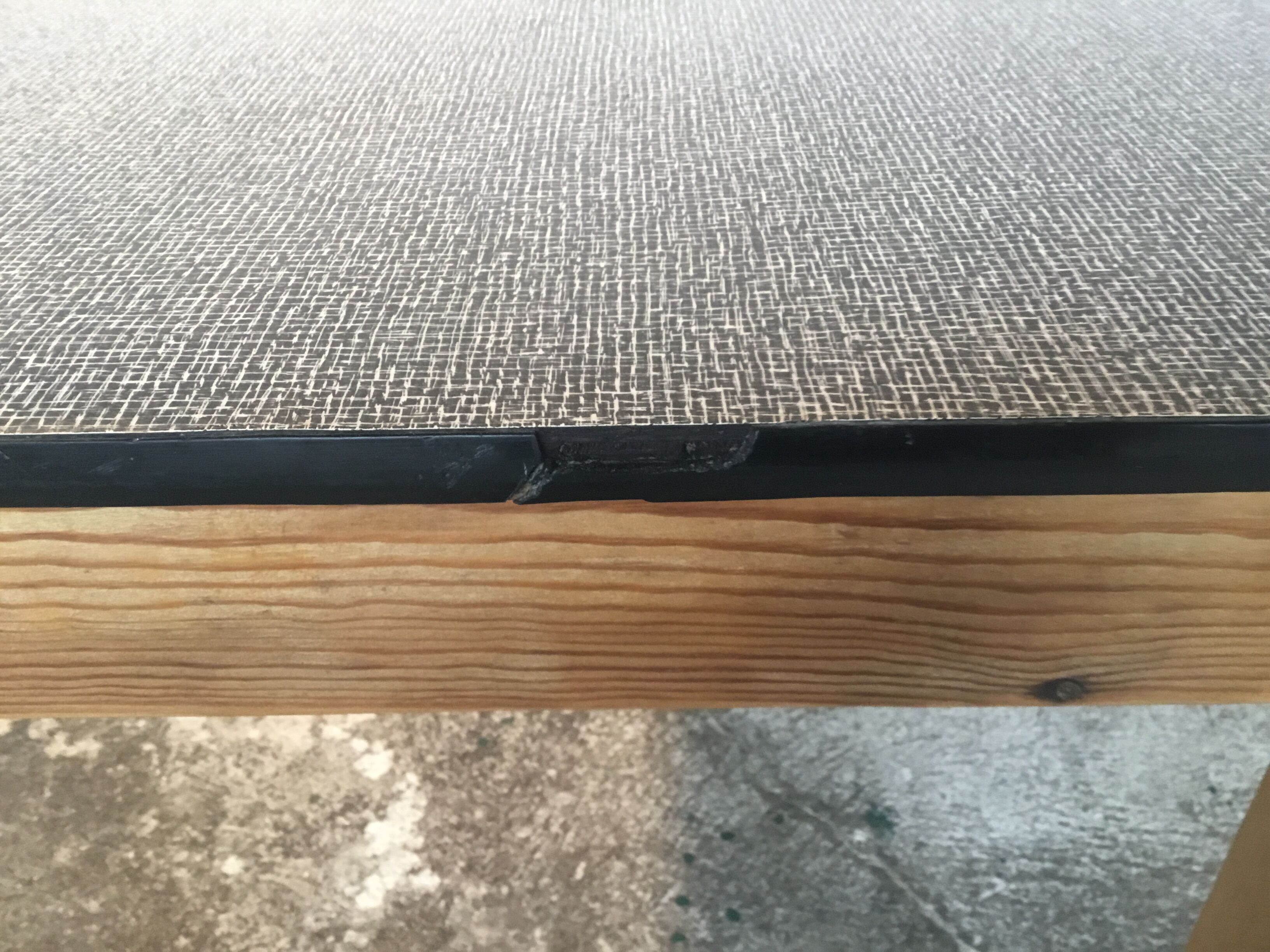 Farmhouse table with formica top 200 cm - 1950