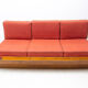 Mid century sofabed in walnut by Jindrich Halabala for UP Zavody, 1950´s