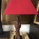 Une Paire De Lampes en Bois Manière de James Mont