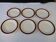 Digoin sarreguemines opaque porcelain dinner plates, pasteur pattern