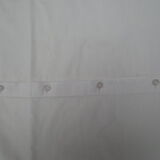 Taie d'oreiller blanche ancienne 78x74cm monogrammée et brodée main