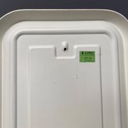 XXL orange Quadro mirror by Schönbuch 1970s