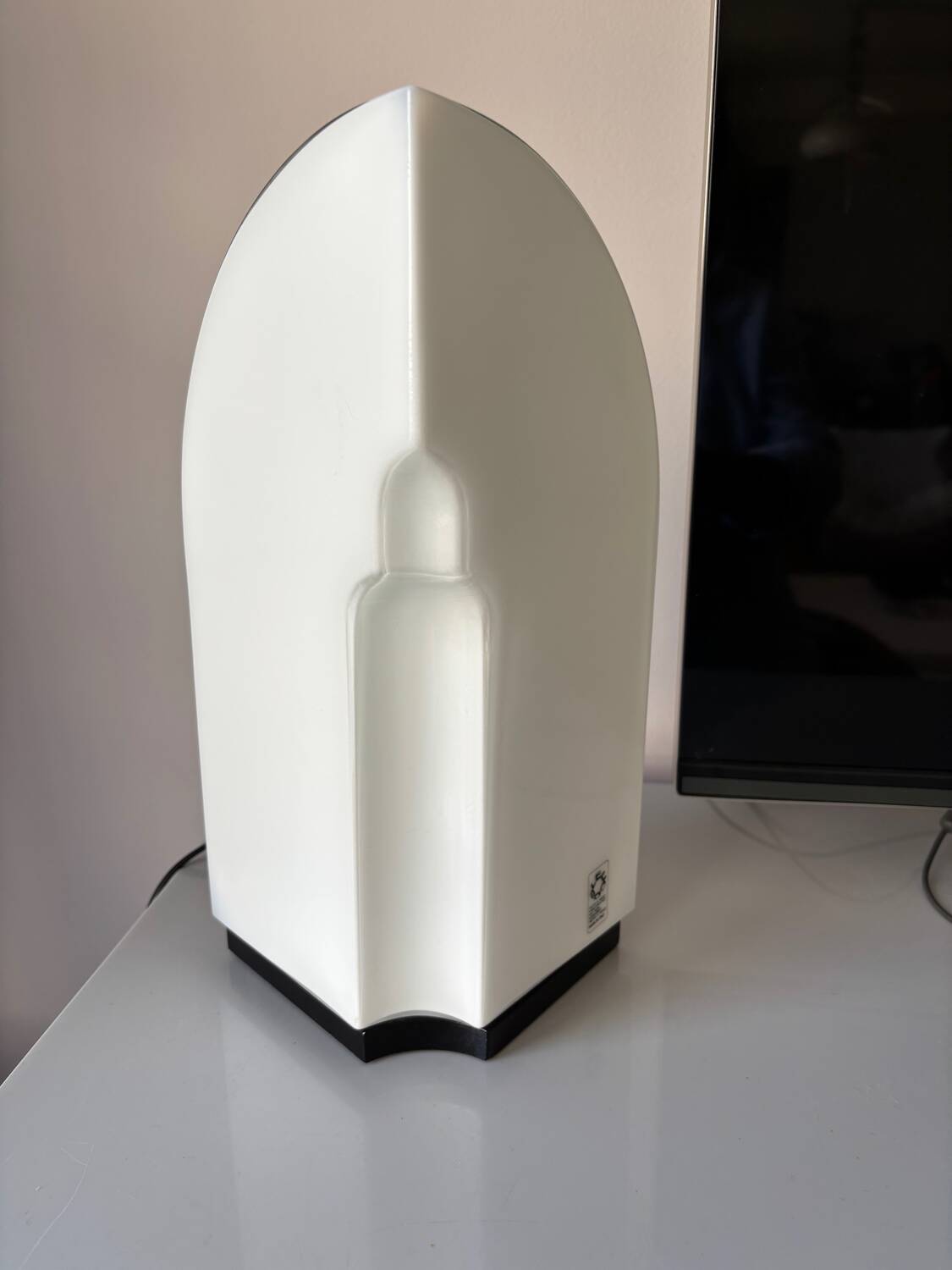 Mid-Century Leucos Tiki 33 Table Lamp in Murano Glass by Kazuhide