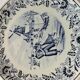 Decorative plate Boch – Delft decor, winter scene (1960s–70s)