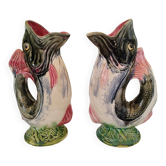 2 supers pichets poissons barbotine Onnaing numérotés 778
