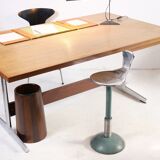 Active seated stool on vintage art deco spring