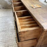 XXL walnut silk loom furniture from the 50s