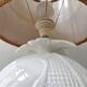 Lampe de table en faïence blanche, 1970