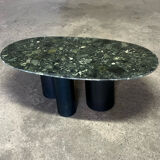 Coffee table marble feet steel