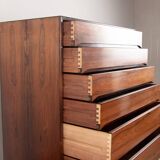 Large Danish chest of drawers in rosewood by Svend Langkilde from the 1960s.