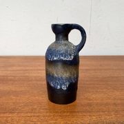 Carafe vase in German pottery WGP Fat Lava mid-century style by Ruscha, 1960s.
